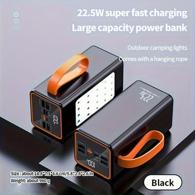 Power Bank 70000mAh Fast Charging Portable External Battery Backup For CellPhone