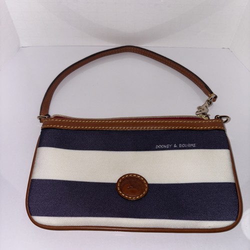 Dooney & Bourke Wristlet Nautical Stripe 