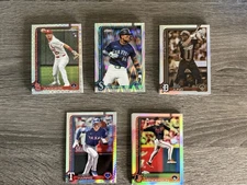 2025 Topps Chrome Refractors/Prism Refractors X-Fractor, Sepia You Pick