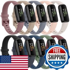 Fitbit Inspire 3 Bands - 10 Pack Soft Silicone Replacement Straps