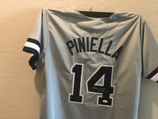Autographed Lou Pinella Baseball Jersey, NY Yankees, COA by JSA