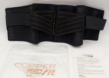 Copper Fit Back Support Unisex 2XL/3XLAdvanced Back Pro Lumbar Belt Black New