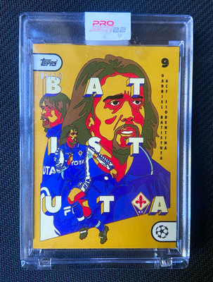 Topps Project22 Gabriel Batistuta ACF Fiorentina 2023 9/10 AP Jersey Number