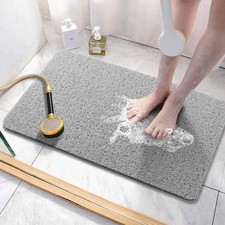 Asvin Soft Textured Bath, Shower, Tub Mat, 24x32 Inch, Phthalate Free, Non Sl...