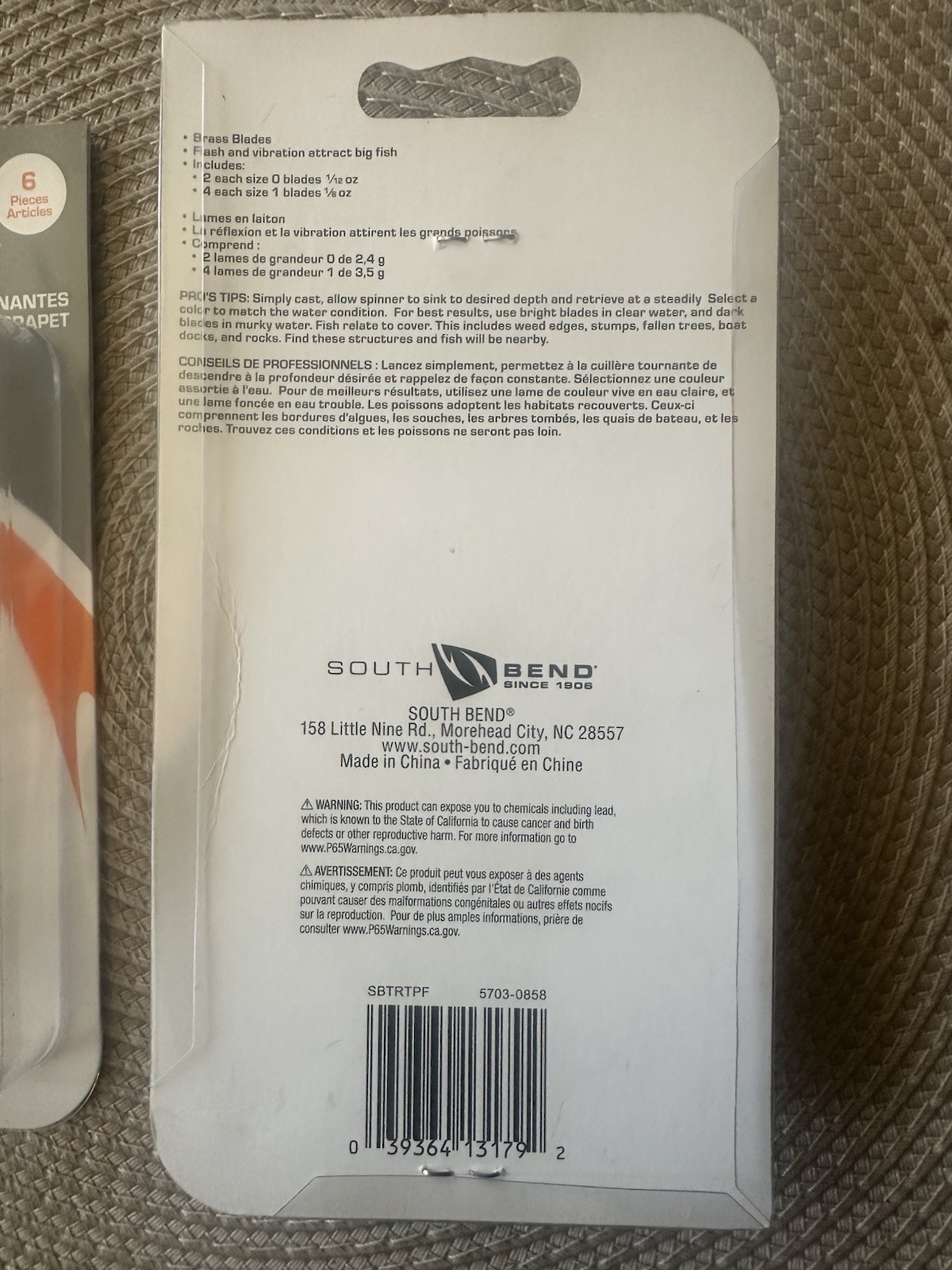 (Lot of 4)South Bend Spinner Assortments Red & White Spoons Fishing Lure Packs  - Image 3