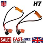 2x H7 50W Headlight Canbus LED Decoder HID Load Resistor Canceller