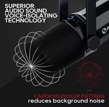 New SL40 Cardioid Dynamic Vocal / Broadcast Microphone USB  XLR Outputs