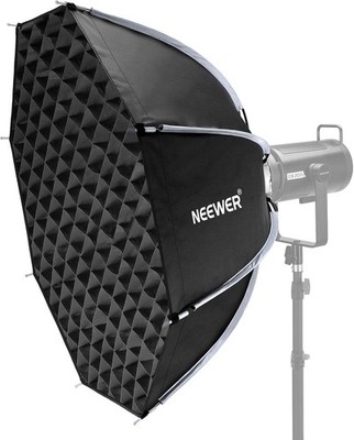 NEEWER 35'' Octagonal Softbox,Quick Release Bowens Mount, Honeycomb Grid NS35P