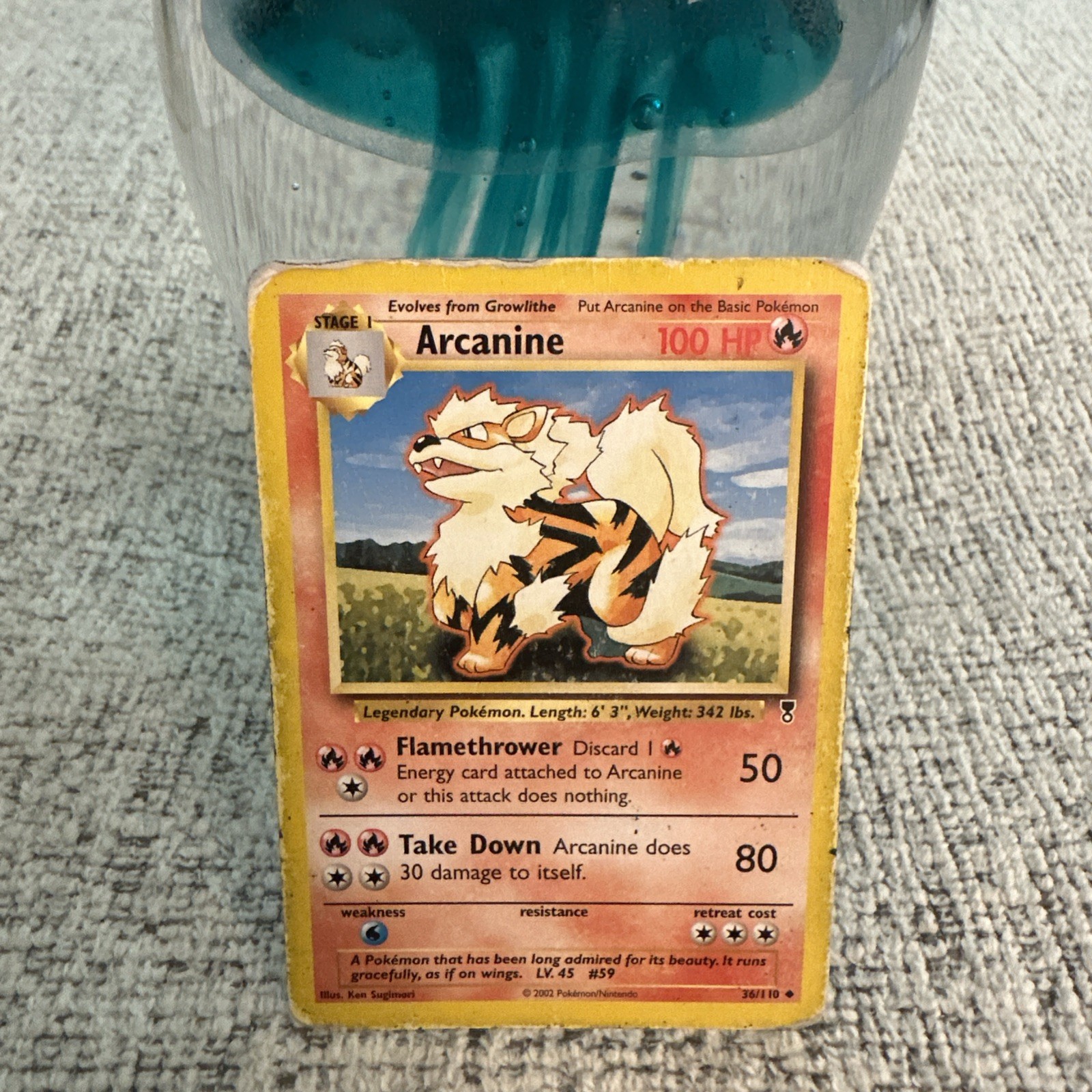 Legendary Collection 36/110 Arcanine Pokemon Card 
