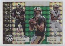 2020 Mosaic Flea Flicker Green Prizm Alvin Kamara Drew Brees Michael Thomas 0i1b