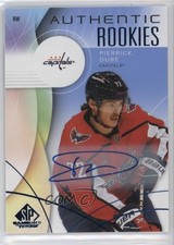 2024 Upper Deck SP Game Used Authentic Rookies Blue Pierrick Dube #221 Auto 1s7i