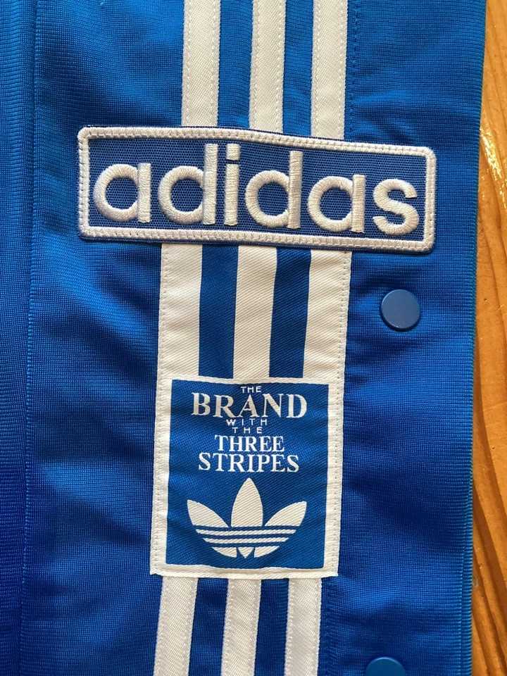 Pantalones a Presión Adidas Adibreak Azul Break Away Pista Joggers 3 Rayas Talla 2XL Foto 2 de 4