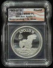 ICG MS69 PL 1969-2019 50th Anniversary Apollo 11 Moon Landing 999 Silver Round