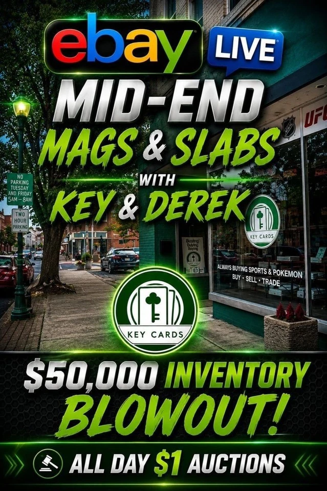 Mixed Sport Mags & Slab Auctions with Key & Derek