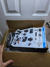 Rear Mount Child Bike Seat with Backrest Armrest Footrest Adjustable and Comfort