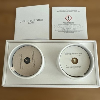 Christian Dior Mini Candle Set 30 Montaigne & The Osmanthus | eBay