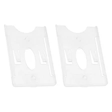  2 Pcs Suction Cup Bracket Mount Car Parking Permit Holder Card for Cards Hanger