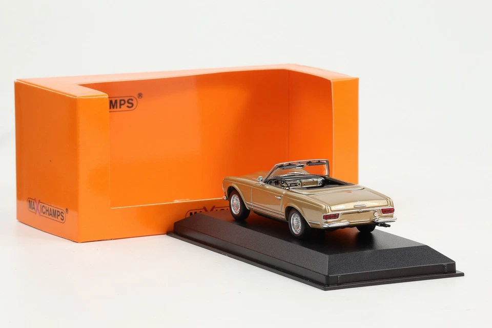1:43 Minichamps Mercedes-Benz 230 SL Pagode Dorado Metálico Maxichamps - Imagen 2 de 4