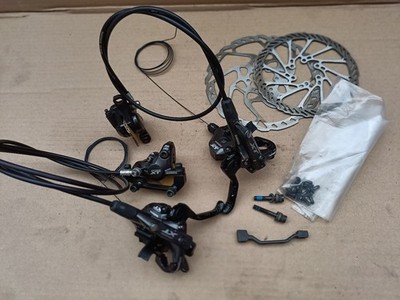 Scheibenbremse STI, Schalt-Bremshebel Shimano SPECII XT, 2/3 X 11 , BL ST M 8000
