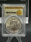 2017 Silver Eagle PCGS MS70 First Day of Issue Cleveland Signed 1 of 1000 Label