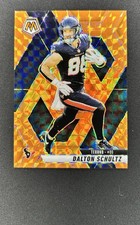 Dalton Schultz 2025 Panini Mosaic Orange Mosaic /199 Houston Texans