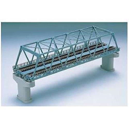 TOMIX N Scale Double Track Truss Bridge Blue w/PC Piers 3051 Japón Nuevo | Condition: Nuevo