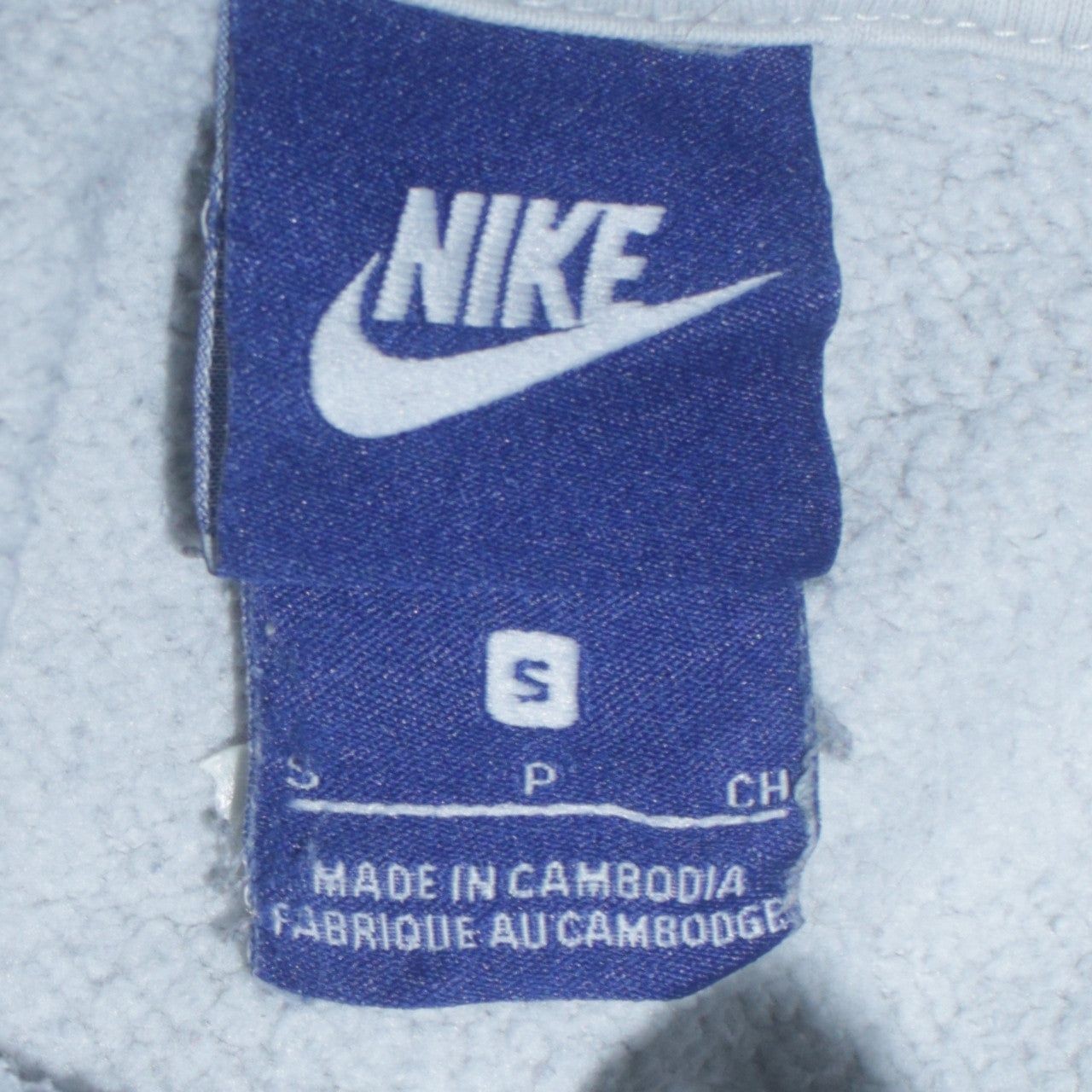 Nike White Hoodie Mens S image 7