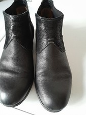 Think  Chelsea Boots 39, schwarz,Damen, Leder, Innensohle herausnehmbar