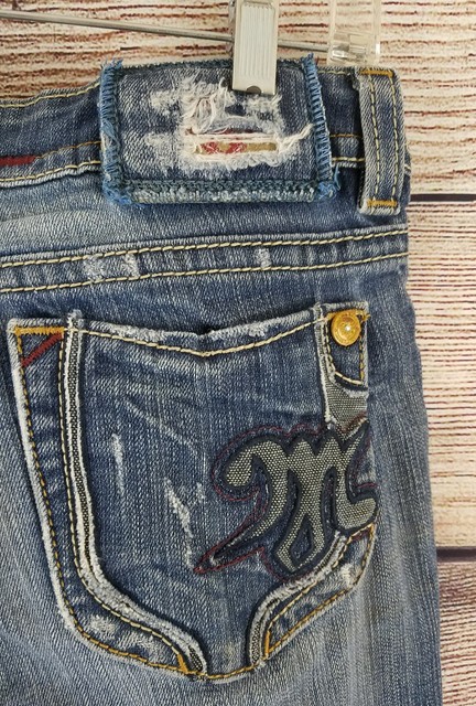 MEK Denim Womens Bootcut Jeans Size 29x32 Jaipur *Buckle* | eBay