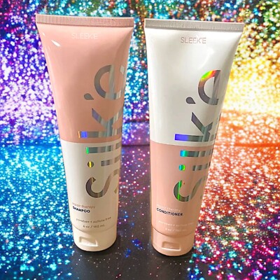 Sleeke Silk'e Conditioner & Shampoo Set 6 oz Each Repair Therapy NWOB & SEALED