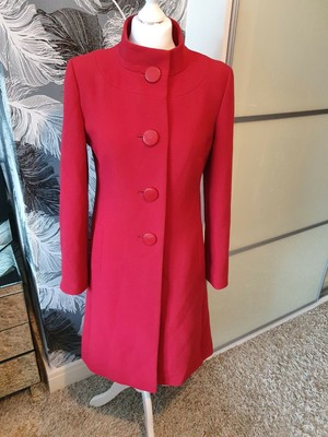 m&s red coat