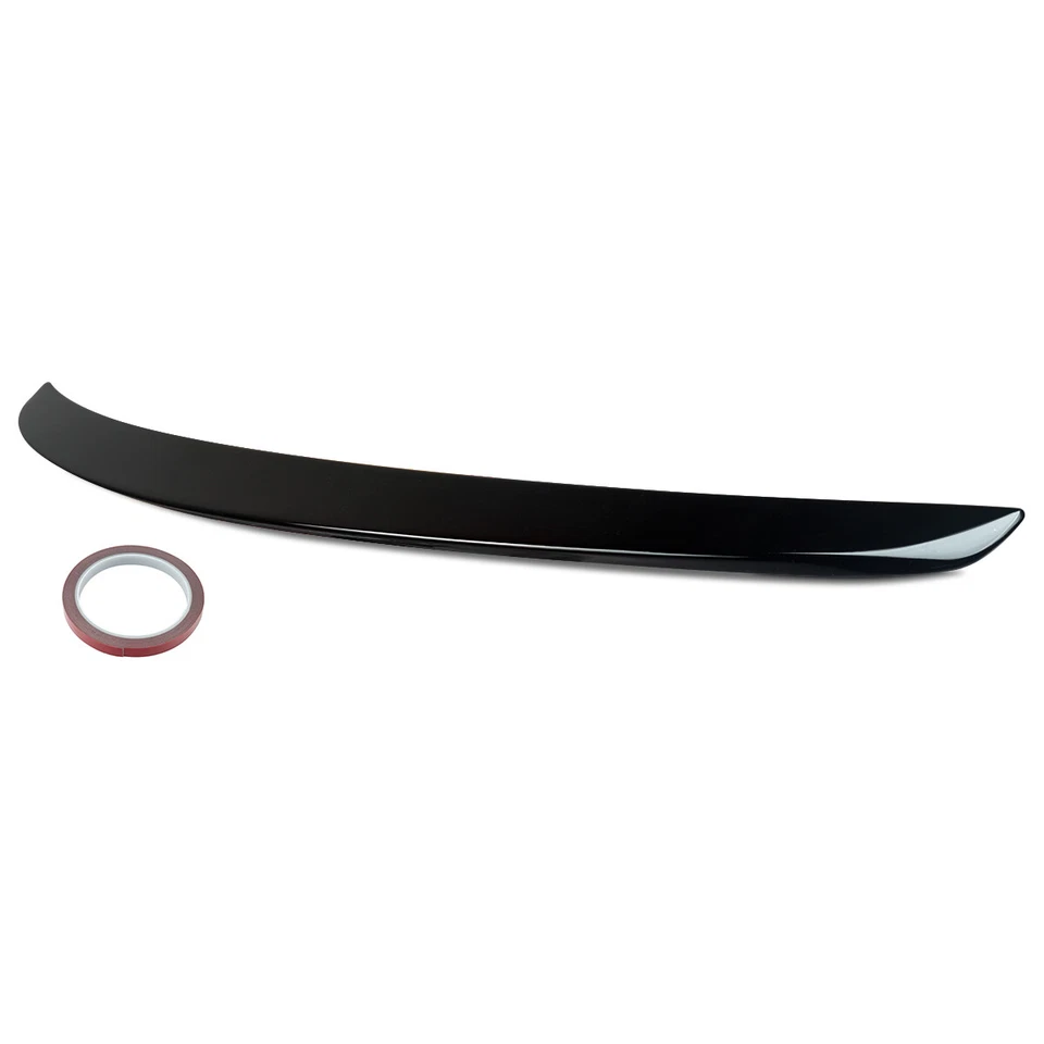 Spoiler traseiro preto brilhante lábio estilo A para Mercedes Benz W222 S450 S560 2014-20 - Imagem 4 de 4