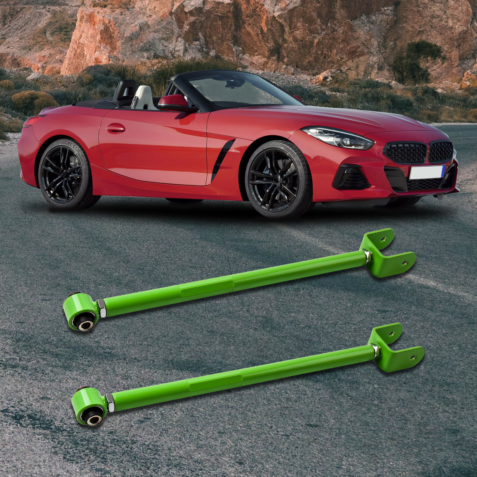 Rear Adjustable Lower Camber Control Arms Arm For BMW E36 E46 323 325 328 330 M3