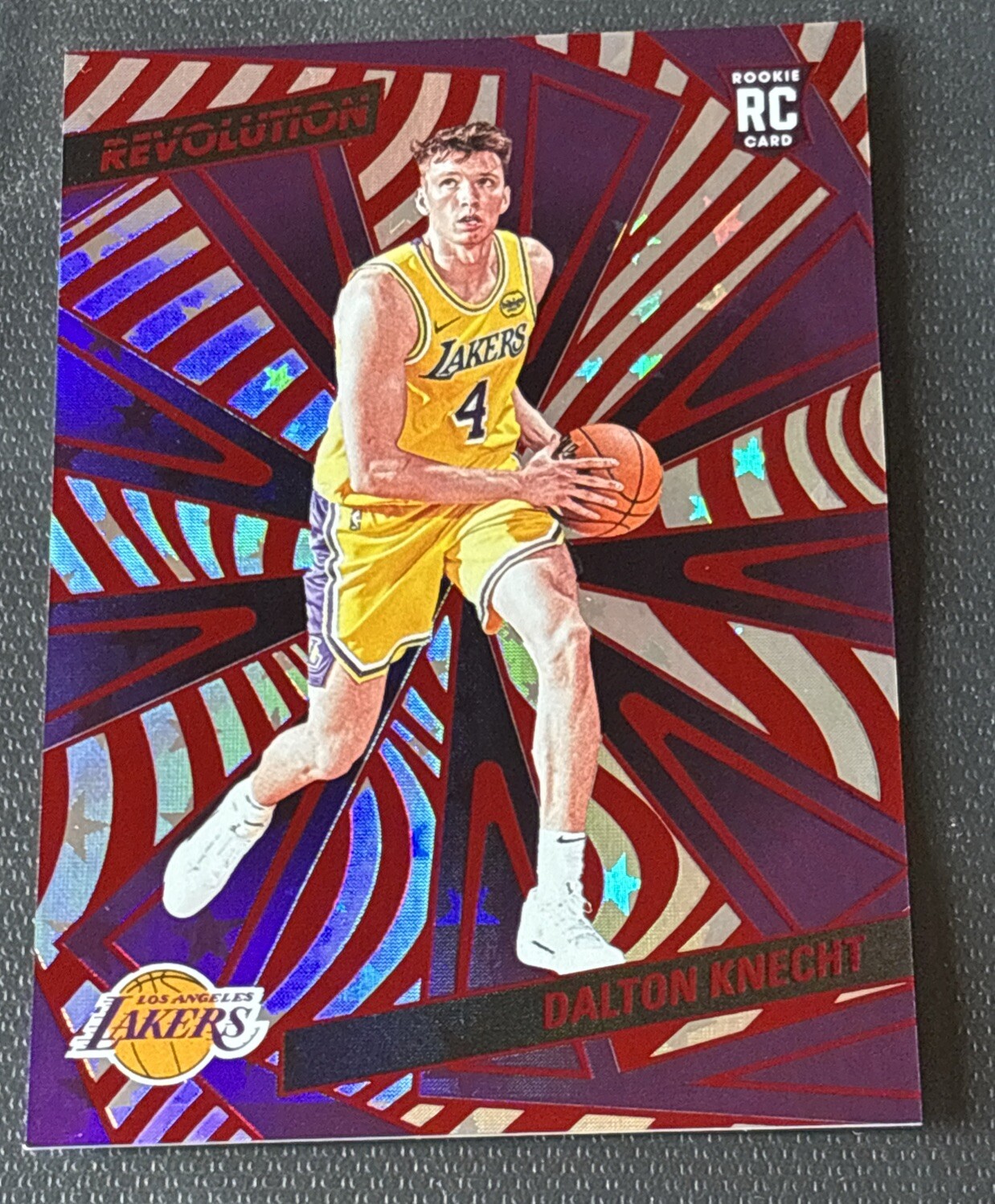 2024-25 Panini Revolution - Rookies Dalton Knecht #109 Red Astro /299 (RC)