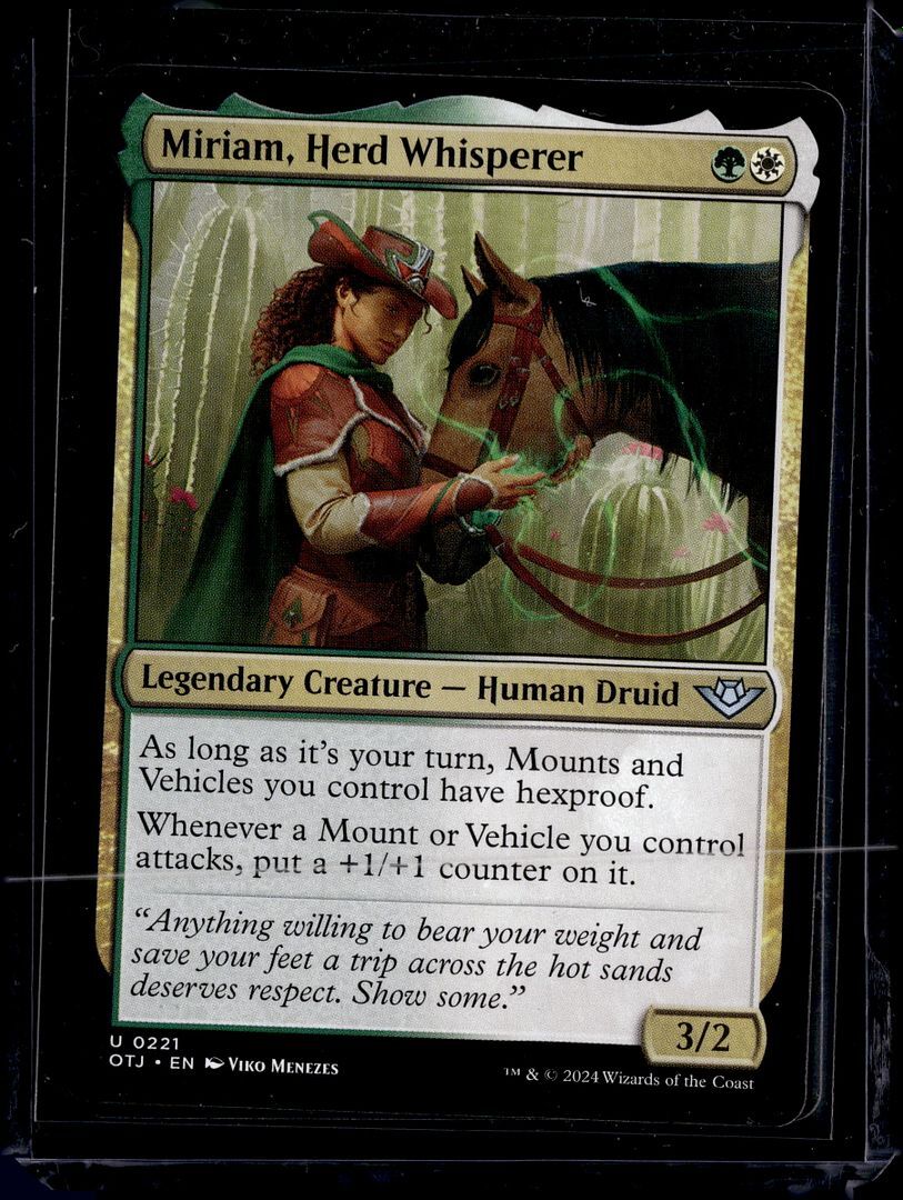 Miriam, Herd Whisperer (OTJ-221) - [Outlaws of Thunder Junction] Damaged