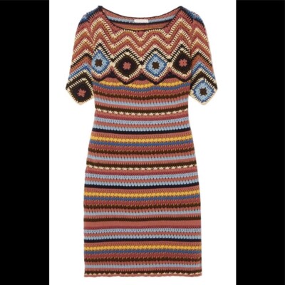 see by chloe crochet dress Chloe Strong-Shoulder Back-Cutout Scallop Crochet Maxi Dress