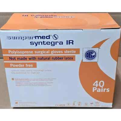 Sempermed Syntegra IR Polyisoprene Surgical Gloves Size 6, 40/Pairs