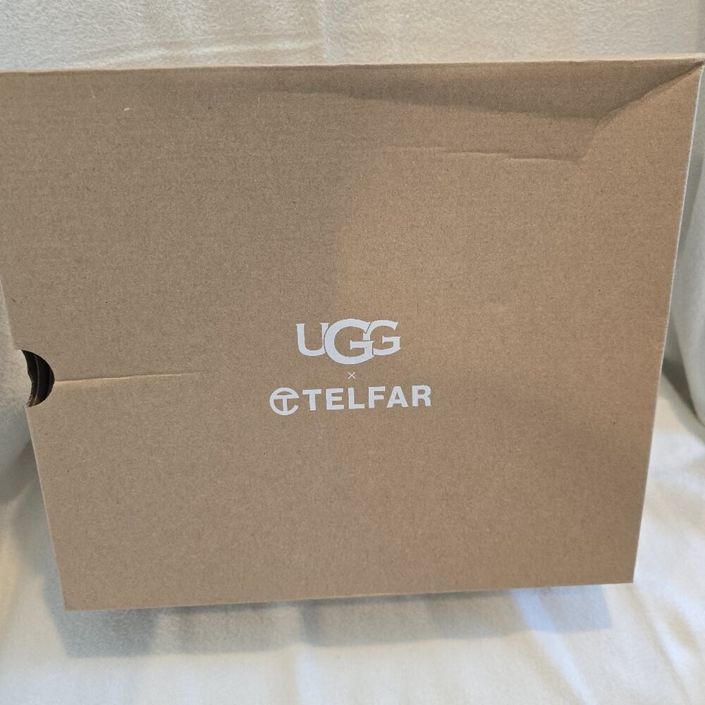 *BNIB* UGG X Telfar Logo Mini Black Boots M8/W10 image 7