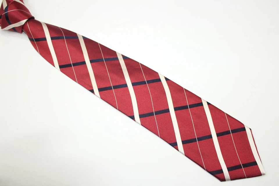 Corbata de seda VIA CONDOTTI hecha en Italia F55589 Foto 2 de 4