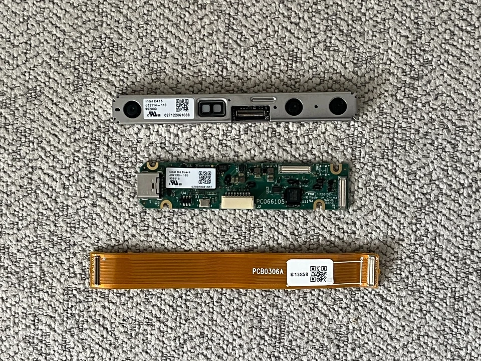 Barebone Intel RealSense Depth Module D415 + D4 Board + 100mm Flex Ribbon Cable - Image 2 of 3
