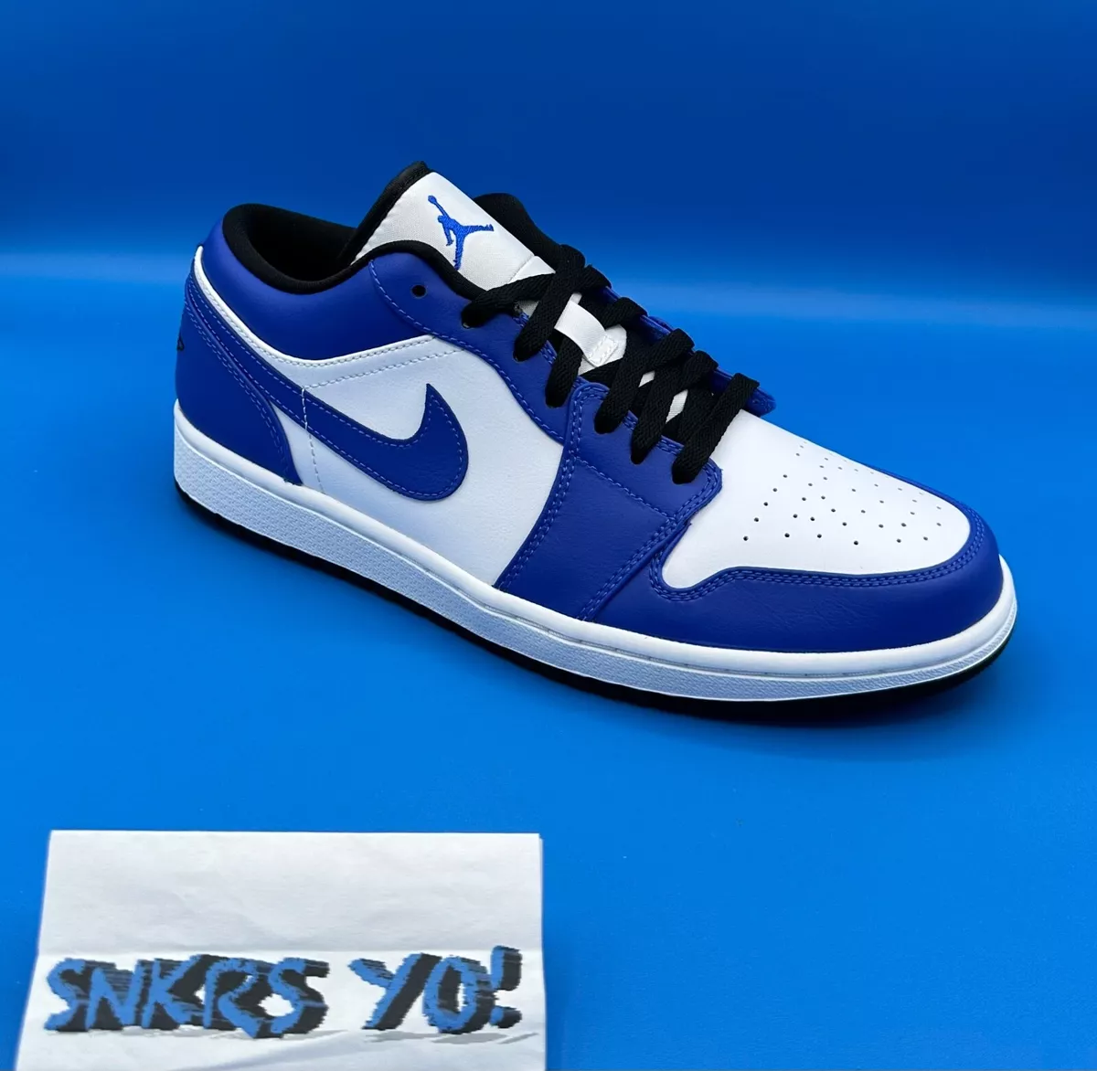 Jordan 1 Low Game Royal (553558-124) Men's Sizes 10.5, and 11 | eBay