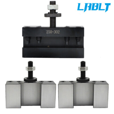 LABLT 3Pcs CXA #2 250-302 Quick Change Tool Post Boring Turning & Facing Holder