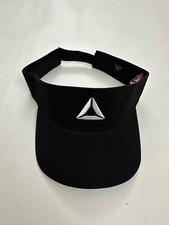 Logo Black Adjustable Sun Visor Hat Cap One Size