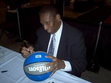 Earl Lloyd Signed Wilson 2005 NCAA Final Four Basketball
