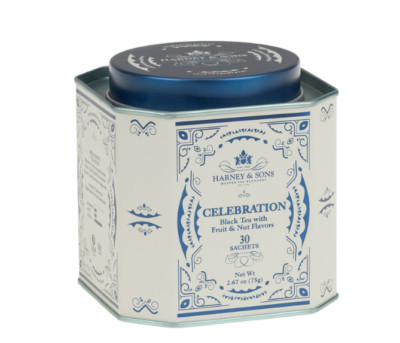 HRP Harney & Sons 30 ct Gift Tin CELEBRATION Tea Sachets