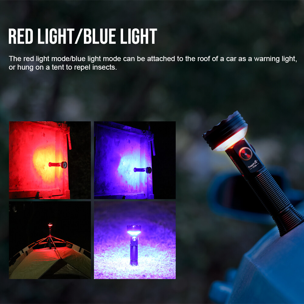 TrustFire TC50 Multifunction LED Flashlight 5100LM Magnet