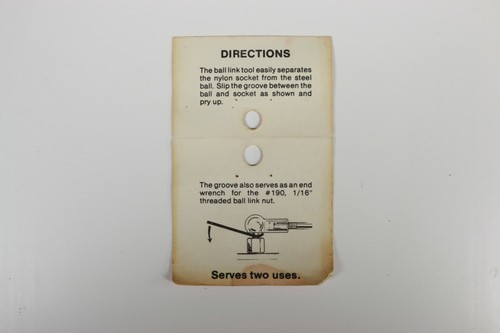 Accesorio de llave herramienta de eslabón de bola Du-bro DuBro 187 para aviones de radiocontrol Dub187 - Imagen 6 de 7