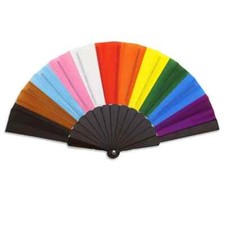 Progress Pride Small Hand Fans LGBTQ Fans Rainbow Inclusive Parade Folding Fans