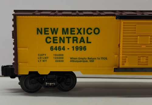 Coche de caja Lionel 1996 TTOS Nuevo México Central NMCRR. 6-52087. ¡Nuevo! - Imagen 7 de 13