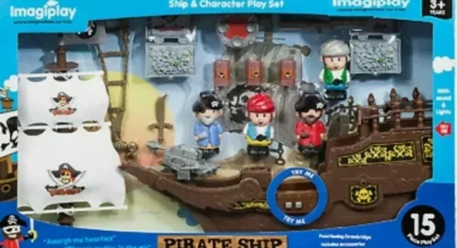 Nave Pirata Fantasma Con Luci LED Set Di Costruzione 1100 Pezzi - Giocattolo Per Bambini E Adulti, Idea Regalo Originale Per Compleanno E Ufficio - 5